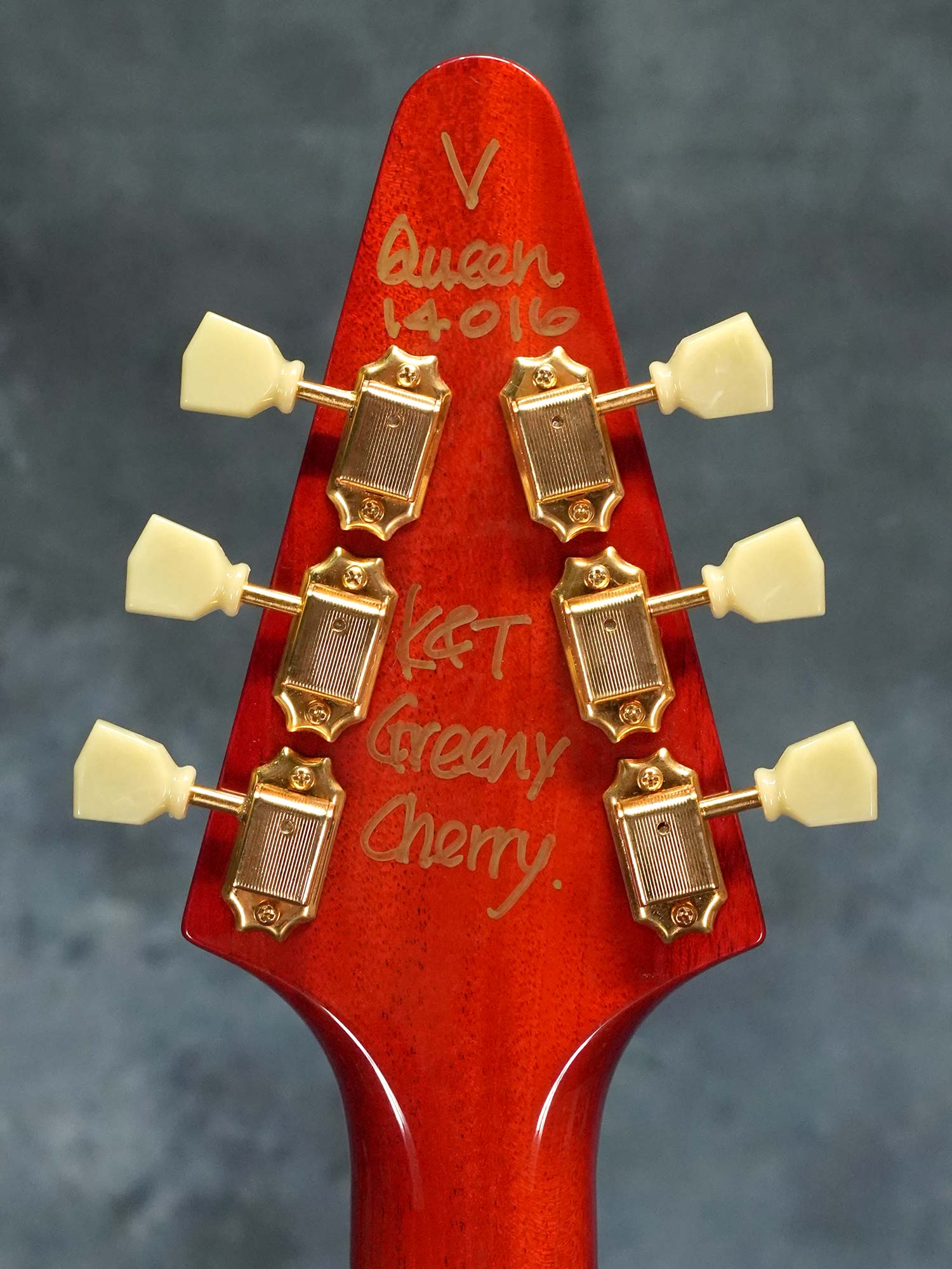 Crews Maniac Sound Vintage Line V-QUEEN CHERRY w/K&T Greeny